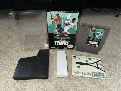 Top Players' Tennis (Nintendo NES Video Game, 1990) - Complete In Box CIB - Image 1 of 4