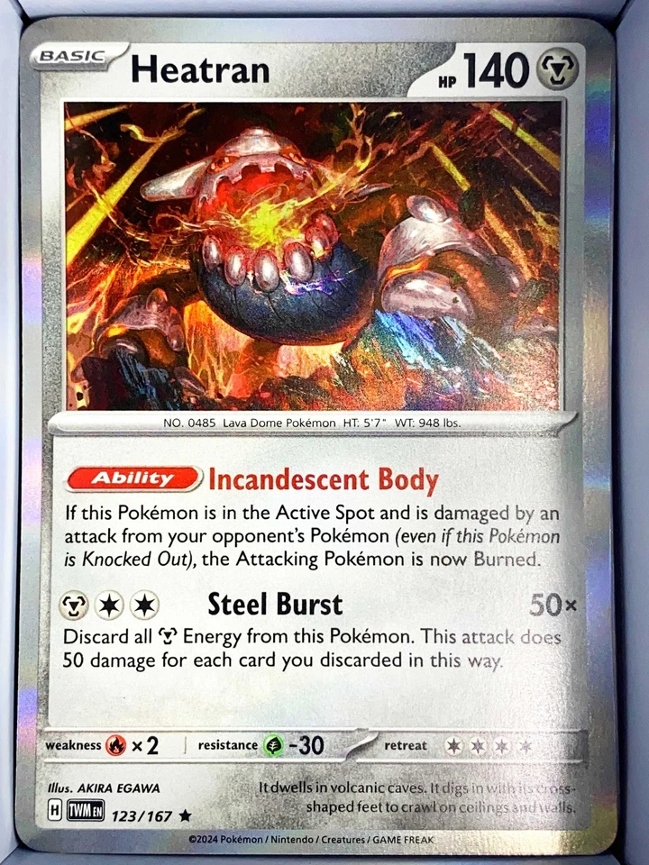 Heatran 123/167 Twilight Masquerade English 2024 holo - Image 1 of 1
