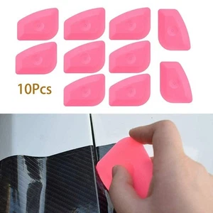 New Useful Mini Pink Squeegee Pink Squeegee Car Vinyl Film Popular 10Pcs - Picture 1 of 12
