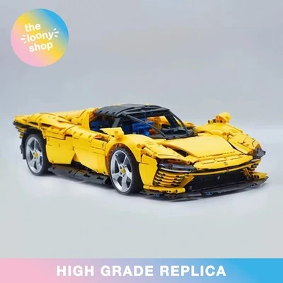 *New* 42143 Ferrari Daytona Yellow SP3 Building Blocks MOC Technic 3778pcs - Image 1 of 4