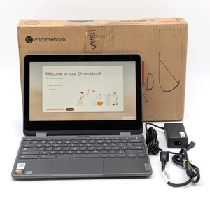 Lenovo 300e Yoga Chromebook Gen 4 11.6" MT8186 8GB RAM 64GB eMMC Chrome OS - Picture 1 of 9