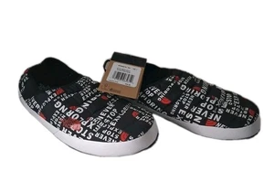 North Face Herren 10,5 ThermoBall Traction Pantolette V Hausschuhe schwarz rot weiß NEU  - Bild 1 von 9