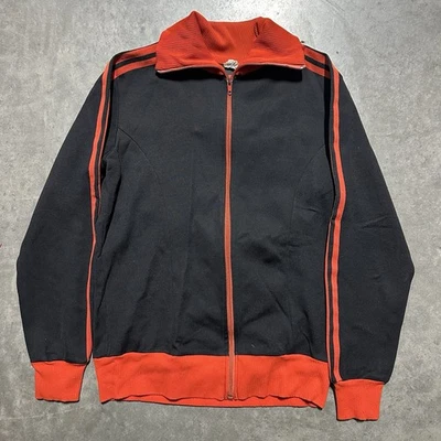 Chaqueta de chándal a rayas Adidas vintage años 70 Schwahn pequeña 38 hecha en Alemania Occidental Foto 1 de 4