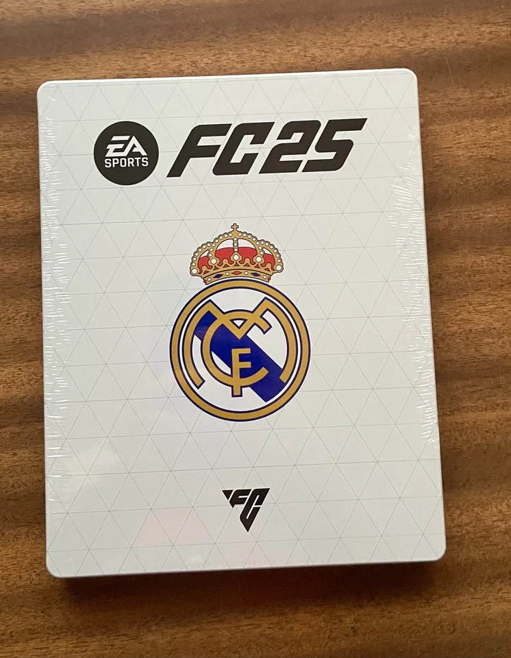 EA SPORTS FC 25 REAL MADRID STEELBOOK PS4 PS5 XBOX PC G2 KASTEN NEU FOLIE OHNE SPIEL FIFA