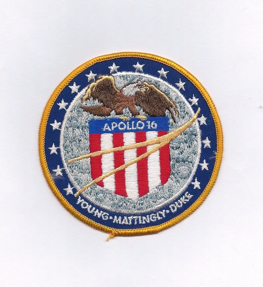 Vintage Apollo 16 Space Mission Patch - Image 1 of 1