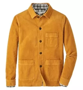 NUOVO Peter Millar Crown velluto a coste cappotto lavoro Digione bottoni camicia giacca XL $ 225 - Foto 1 di 10