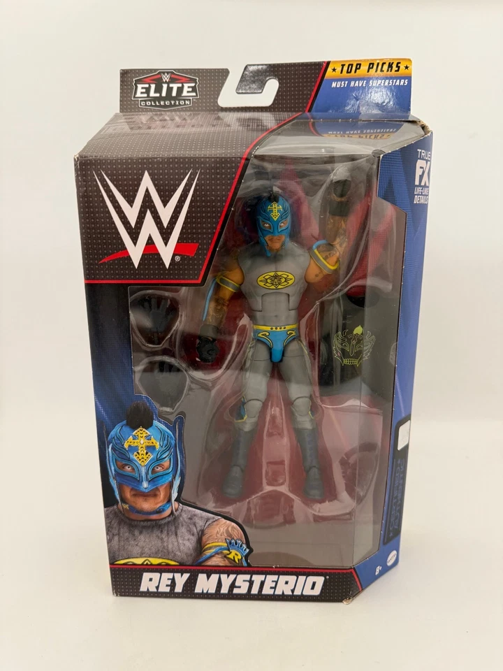 Rey Mysterio 6" Blue/Grey Mattel WWE Elite Collection 2022 Top Picks