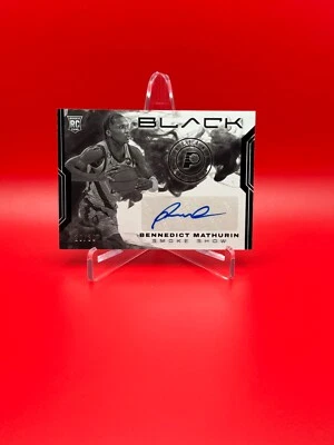 2022-23 Bennedict Mathurin Panini Black Smoke Show RC /30 Indiana Pacers - Image 1 of 2