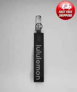 lululemon never lost keychain Black/white - Picture 1 of 4