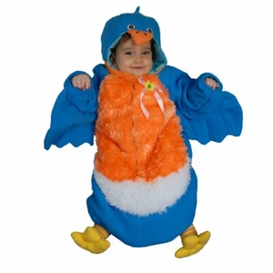 Cute Infant Blue Bird Costume By Dress Up America - 0-12 Months - Picture 1 of 1