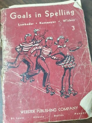 Vintage Webster "Goals in Spelling' Children's School Workbook - Image 1 of 4