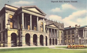 Osgoode Hall - Toronto, Canada Linen Postcard - Picture 1 of 2