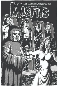 Misfits Reproduction 4" x 6" Mini Concert Poster Free Top Loader   - Picture 1 of 2
