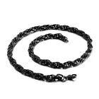 7mm 18-26inch Twist  Rope Chain Necklace For Men Stainless Steel Jewelry Hip-Hop