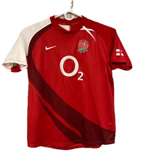 Nike England Nationalmannschaft Rot Rose Rugby 02 Trikot Kurzarm Größe L - Bild 1 von 11