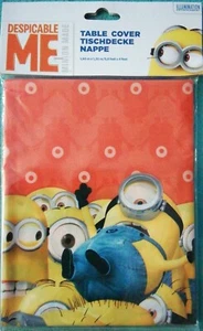 Minions Tischdecke 1,80 m x 1,20 m Orange Neu & OVP - Picture 1 of 4