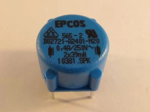 2 Stück EPCOS Stromkompensierte Ringkern Dual Drossel 2x39mH 0,4A B82721A2401N20 - Picture 1 of 3