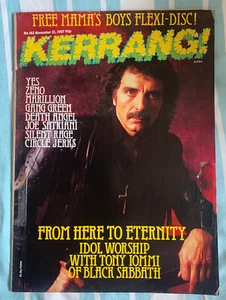 Kerrang magazine 21 Nov 1987 no 163 includes free Mama's Boys flexi disk - Bild 1 von 9