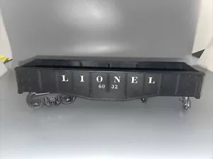Lionel 6032 O27 Black Fishbelly Open Gondola Car / No Load missing parts - Picture 1 of 8