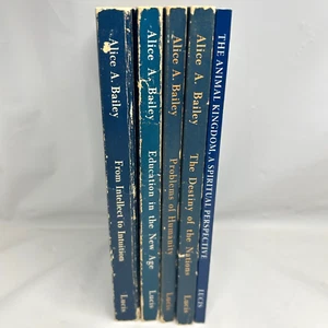 Alice A. Bailey Book Lot of 5 Lucus Trust PB - Picture 1 of 24