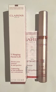 Clarins V Shaping Lifting Facial Tensor & Anti-Hinchazón Concentrado de Ojos, Nuevo en Caja - Imagen 1 de 4