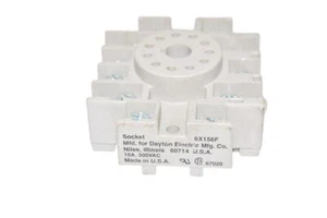 Dayton 6X156F Relay Socket 10A 300VAC  - Picture 1 of 3