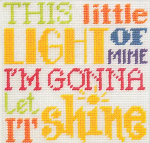 Kit de punta de aguja ~ Design Works This Little Light #DW2626 - Imagen 1 de 5