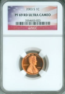 2003-S PROOF LINCOLN CENT NGC PR-69DCAM (2228065) - Picture 1 of 4