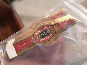 Cigar Bands,dozen,SEMINOLA MILD,crafts,tattoo tips or ends - Picture 1 of 1