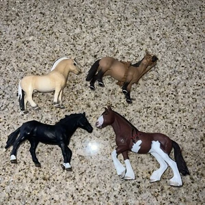 Schleich Pferd Figuren Konvolut Stute Clydesdale Ruhestand - Bild 1 von 6