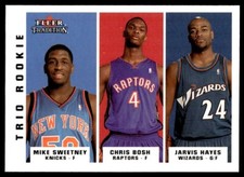 2003-04 Fleer Tradition Mike Sweetney/Chris Bosh/Jarvis Hayes Rookie #292