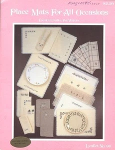 Place Mats For All Occasions Country Crafts Needlepoint Pattern Leaflet No. 93 - Picture 1 of 1