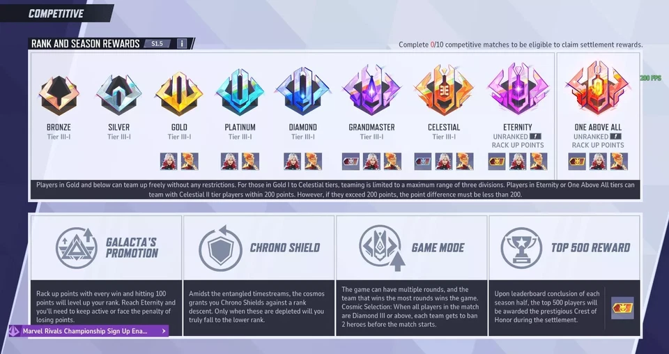 Marvel - Rivals Competitive Ranked Boosting (PC/PS) Seas 2 Entrega rápida 🔥 Seguro Foto 1 de 1