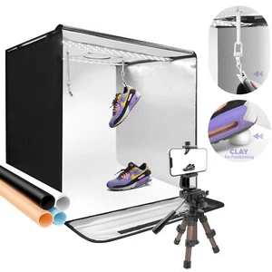 LED Light Box Tent 24x24 for Photoshoots 120 LEDs CRI 95 - Picture 1 of 8