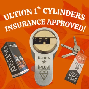 Ultion 1* Euro Cilindro Cerraduras Seguro Aprobado para UPVC y Puertas Compuestas - Imagen 1 de 7