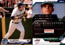 Mark Gildea 2007 Choice Vermont Lake Monsters #14 Card *AutographDen*
