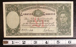 ND (1938-62) Australia 1 Pound banknote P-26b CIRCULATED #14723 - Picture 1 of 2