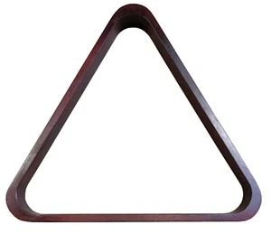 Triangel für Pool Billard Kugeln Billardkugeln 57mm mahagoni - Bild 1 von 5