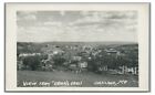 RPPC View from Crooks Crest Aerial OAKLAND MD Maryland Real Photo Postcard