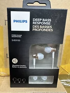 Philips SHE8100GD In ear headphones Gold /White - Picture 1 of 2