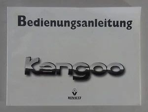 Instrucciones Servicio/Manual Renault Kangoo Stand 02/1999 - Imagen 1 de 1