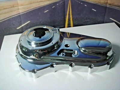 Harley XL Primary Cover Chrome Outer Sportster '06 Up V-Twin 25460-06 43-0285 X5 - Image 1 of 4