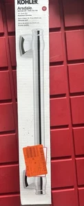 KOHLER Arsdale 16 in. Grab Bar in Polished Chrome - Picture 1 of 2