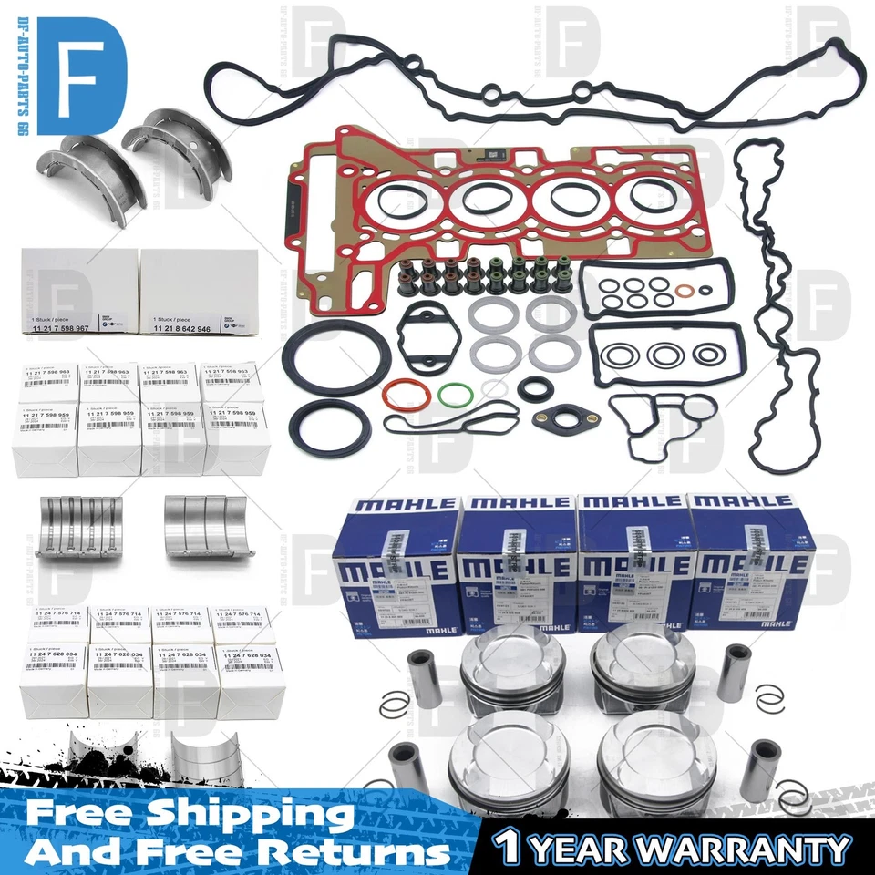 Ремонтный комплект двигателя CR 10:1 для BMW 328i 428i X1 F33 F10 F30 E84 F25 N20 N26 2.0 - Изображение 1 из 4