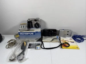 Olympus Superzoom 3000 35mm, Polaroid Digital 320, Olympus C-2020Z Lot Of 3 - Picture 1 of 9