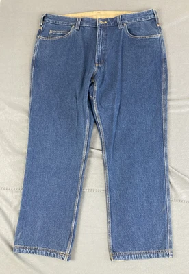 Pantalones de mezclilla para hombre Duluth Trading Co 40x30 salón calce relajado pierna recta 86069C Foto 1 de 4