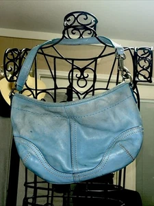 COACH 4283 Y2k SOHO Shoulder Bag Blue - Picture 1 of 7
