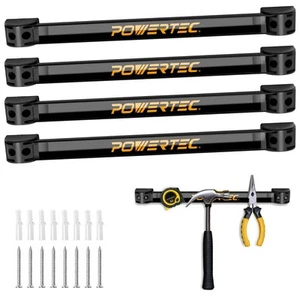 Magnetic Tool Holder Strip 12" 4PK, Metal Magnet Tool Bar Organizers for Gara... - Picture 1 of 7