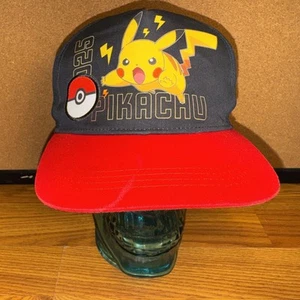 Pokemon Cap Snapback Pikachu Youth Baseball Hat New Pokeball - Bild 1 von 5