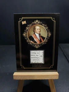 John Jay 2024 Pieces of the Past Relic Super Break Historic Relic SINGLE-21 - Picture 1 of 2